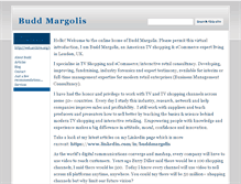 Tablet Screenshot of buddmargolis.com